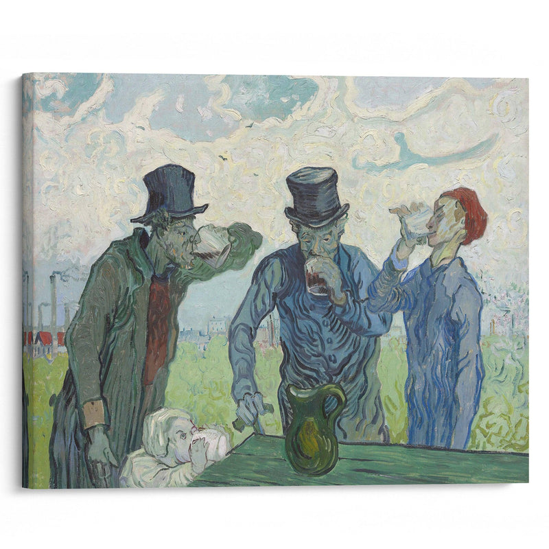 The Drinkers (1890) - Vincent van Gogh - Canvas Print - UAIO LMT