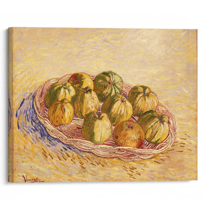 Still Life, Basket of Apples (1887) - Vincent van Gogh - Canvas Print - UAIO LMT