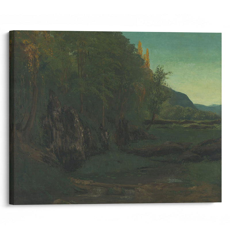 Landscape From Jura (1868) - Gustave Courbet - Canvas Print