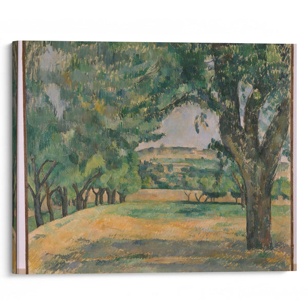 The Neighborhood of Jas de Bouffan (1885) - Paul Cézanne - Canvas Print