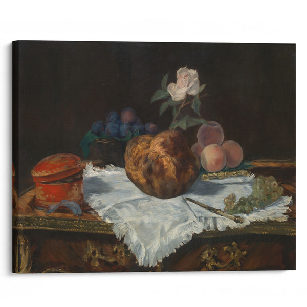 The Brioche (1870) - Édouard Manet - Canvas Print