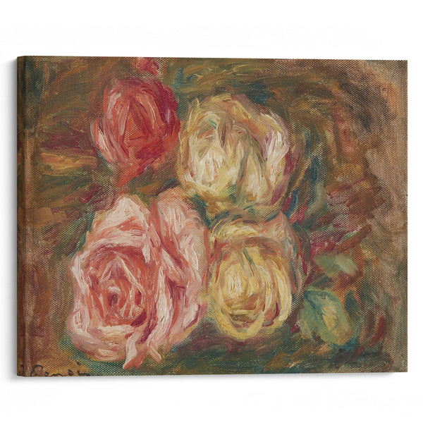 Roses (1917) - Pierre-Auguste Renoir - Canvas Print