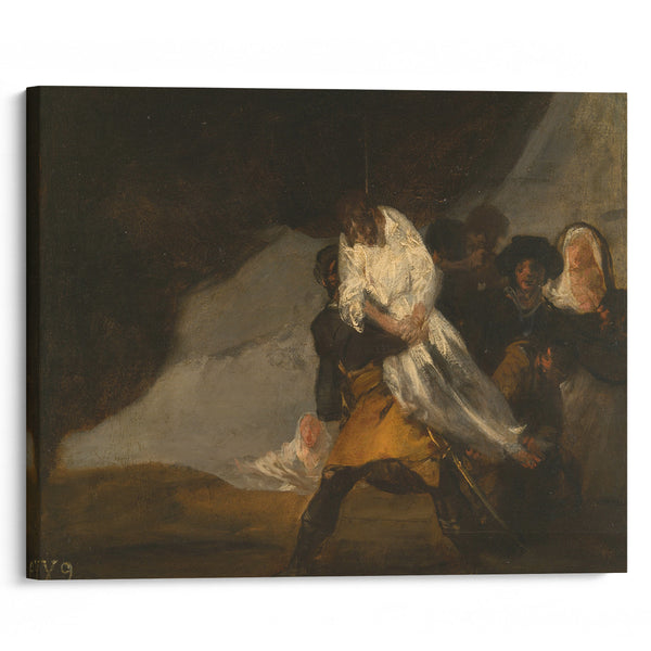 The Hanged Monk (c. 1810) - Francisco de Goya - Canvas Print