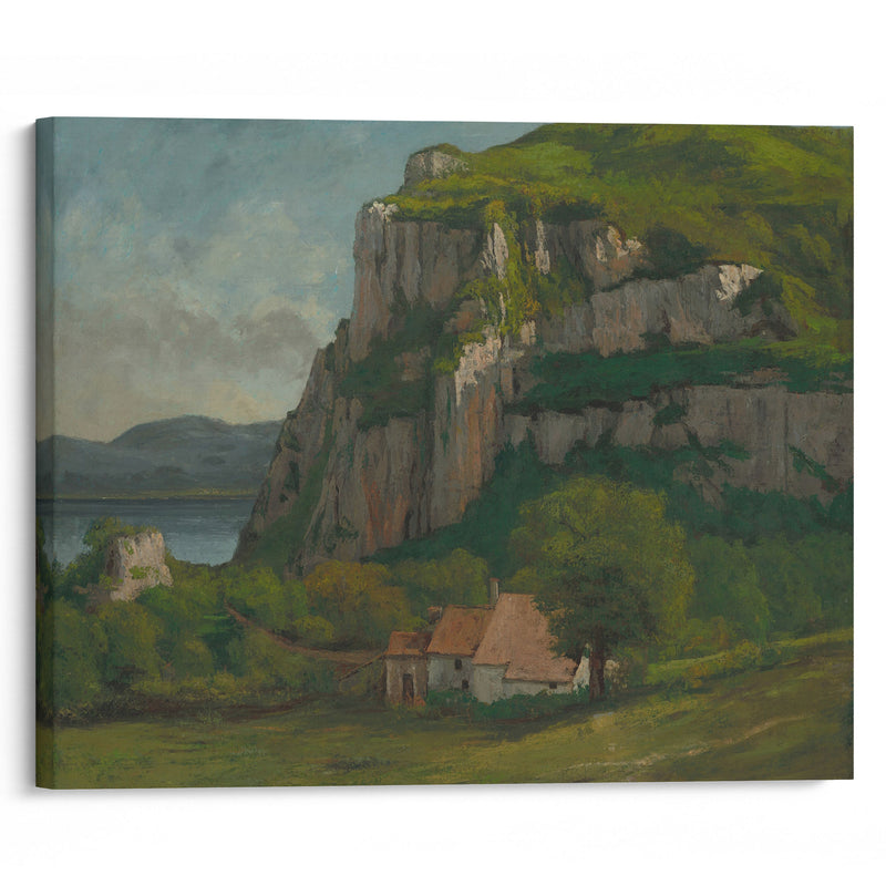 The Rock of Hautepierre (c. 1869) - Gustave Courbet - Canvas Print