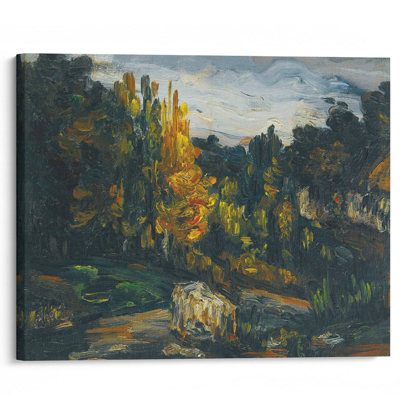 Paysage (1866) - Paul Cézanne - Canvas Print