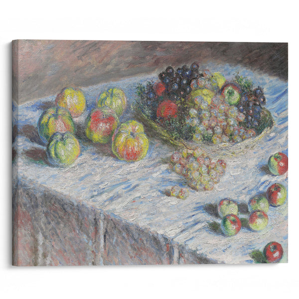 Apples and Grapes (1880) - Claude Monet - Canvas Print