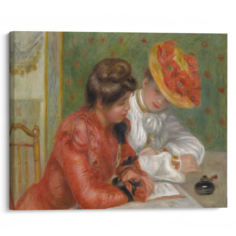 The Letter (c. 1895–1900) - Pierre-Auguste Renoir - Canvas Print