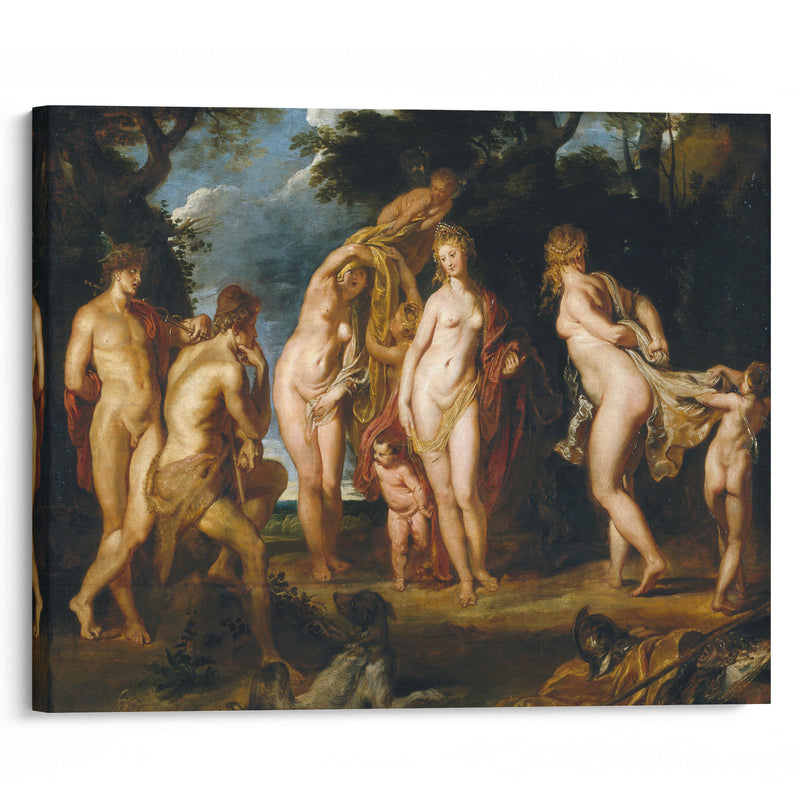 The Judgment Of Paris (Circa 1606) - Peter Paul Rubens - Canvas Print