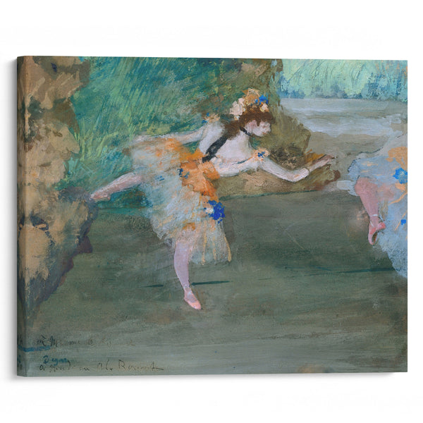 Dancer Onstage (ca. 1877) - Edgar Degas - Canvas Print