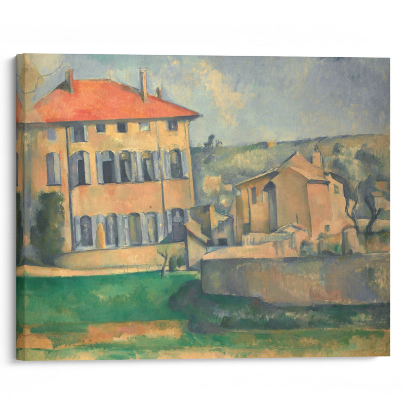 House in Aix (1885 - 1887) - Paul Cézanne - Canvas Print