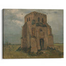 The old church tower at Nuenen (`The peasants’ churchyard’) (1885) - Vincent van Gogh - Canvas Print