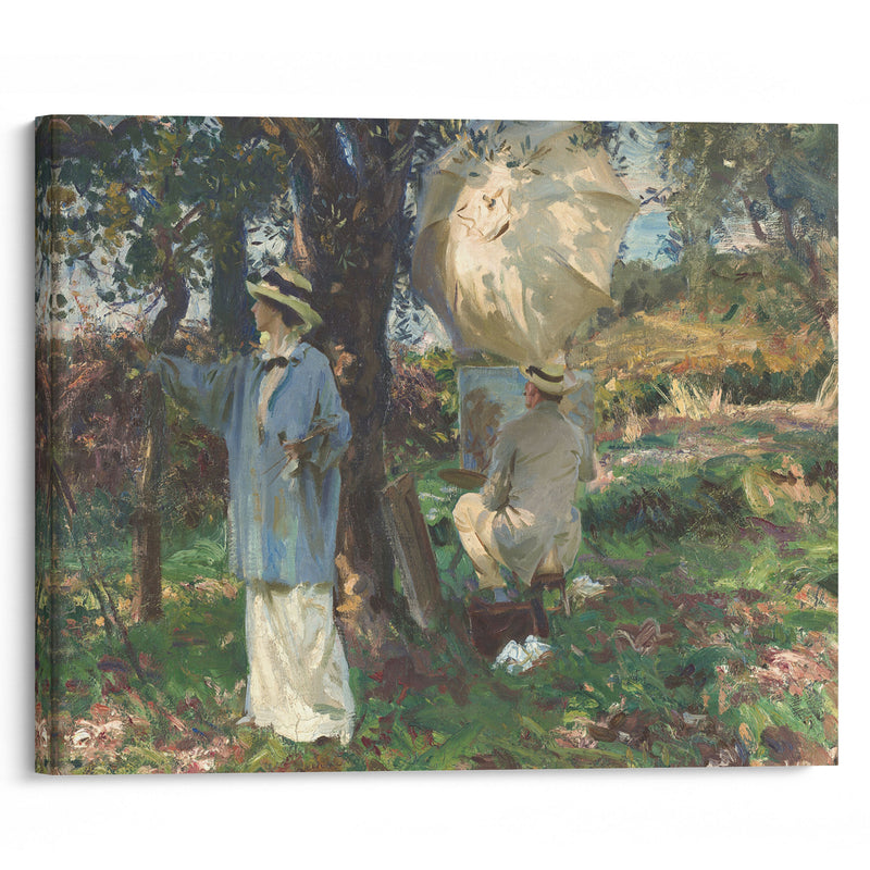 The Sketchers (1913) - John Singer Sargent - Canvas Print