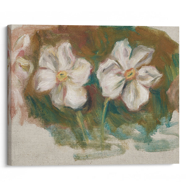 Narcisses—Fragment (Frise du second cadre de Madame de Galéa) (circa 1915) - Pierre-Auguste Renoir - Canvas Print