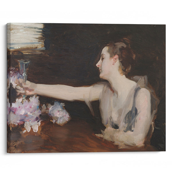 Madame Gautreau Drinking a Toast (1882-1883) - John Singer Sargent - Canvas Print