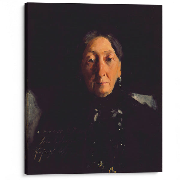 Mme. François Buloz (Christine Blaze) (1879) - John Singer Sargent - Canvas Print