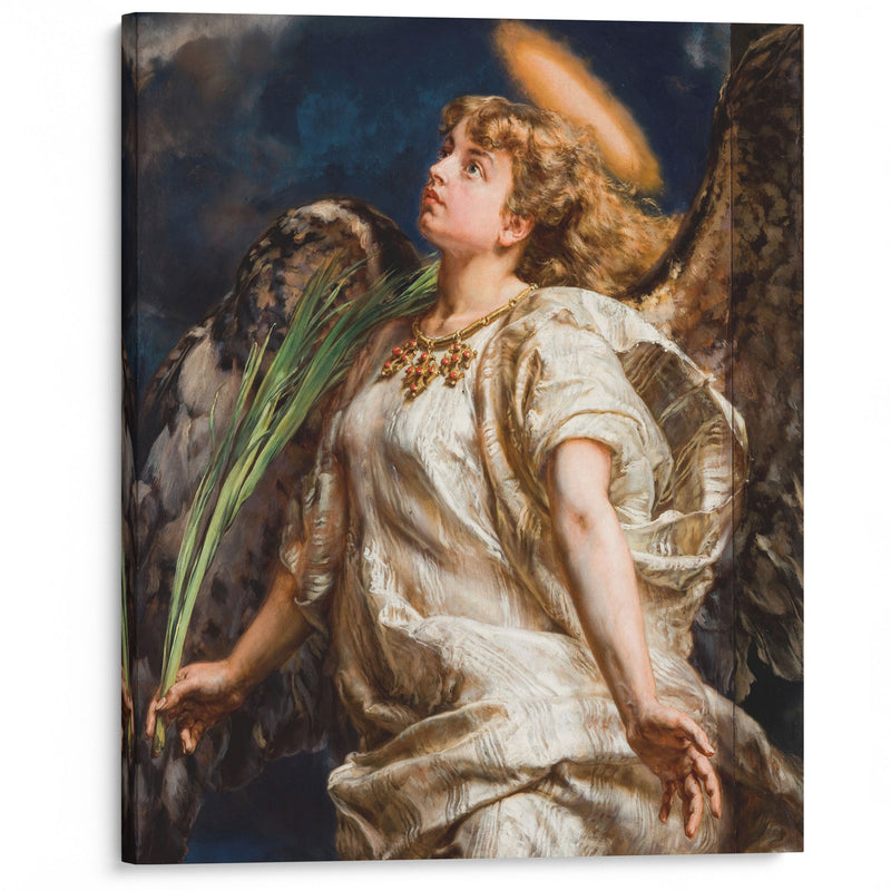 Song – study for the painting of Joan of Arc (1886) - Jan Matejko - Canvas Print