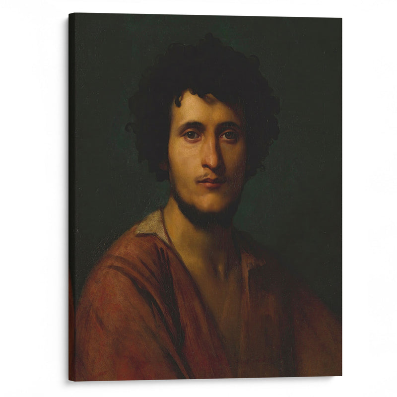 Portrait Study Of Giacomo Orlandi Di Subiaco - Jean-Léon Gérôme - Canvas Print