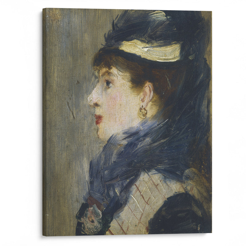 Portrait of a Lady (c. 1879) - Édouard Manet - Canvas Print