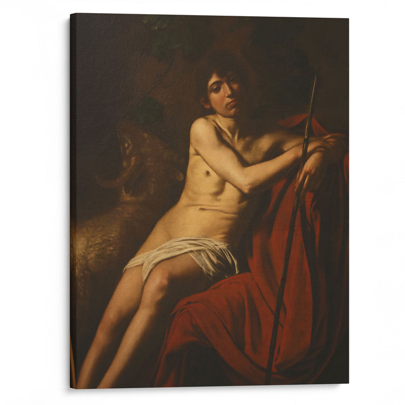 Saint John the Baptist (1609-1610) - Caravaggio - Canvas Print