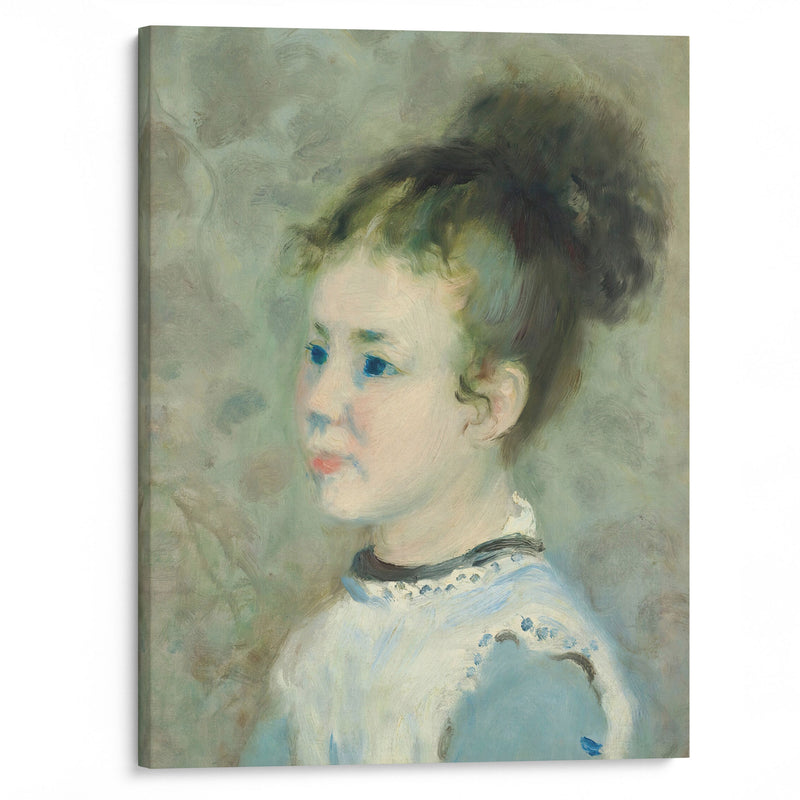 Portrait De Jeanne Sisley - Pierre-Auguste Renoir - Canvas Print