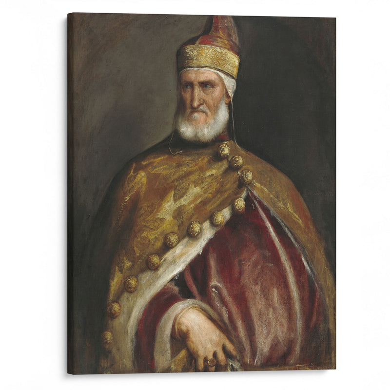 Doge Andrea Gritti (c. 1546-1550) - Titian - Canvas Print