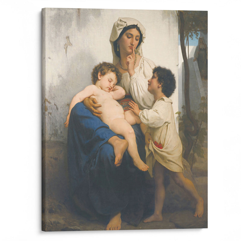 Le Sommeil (1864) - William Bouguereau - Canvas Print