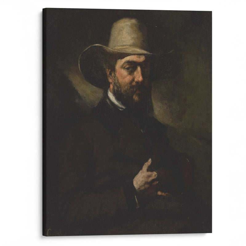 Portrait d’Urbain Cuenot - Gustave Courbet - Canvas Print