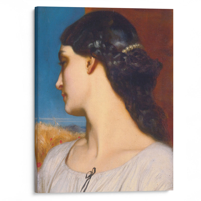 La Nanna (Sunny Hours) - Frederic Leighton - Canvas Print