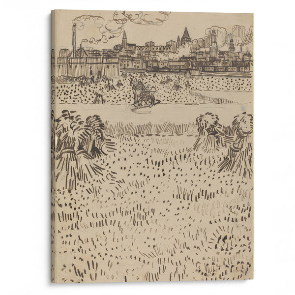 The Harvest (1888) - Vincent van Gogh - Canvas Print