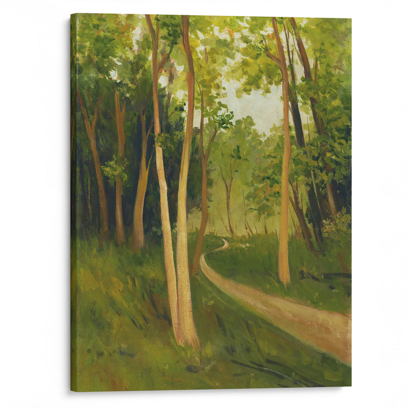 Track In The Bois De Boulogne - Félix Vallotton - Canvas Print
