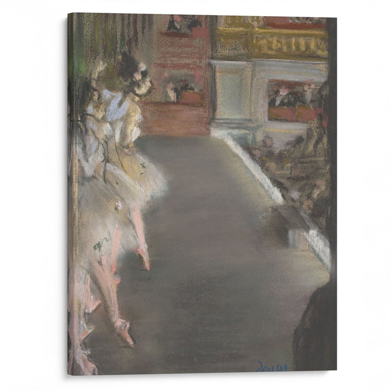 Dancers At The Old Opera House (c. 1877) - Edgar Degas - Canvas Print