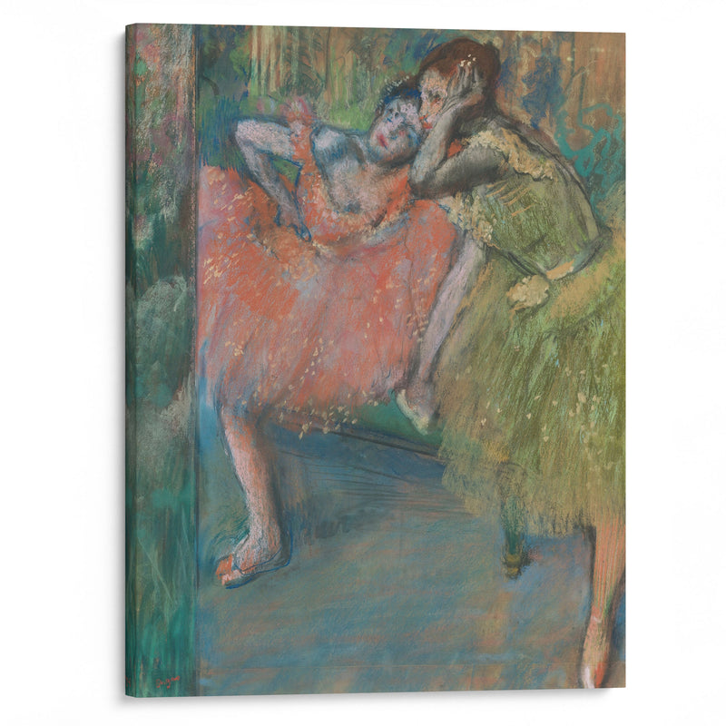 Danseuses Au Foyer (circa 1901) - Edgar Degas - Canvas Print