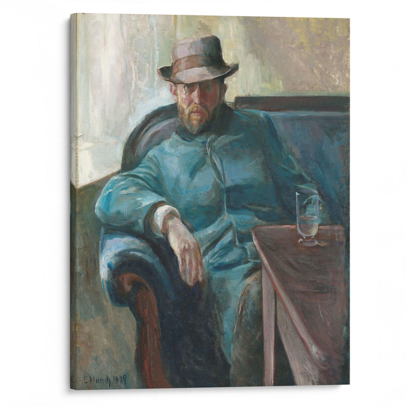 Hans Jæger (1889) - Edvard Munch - Canvas Print