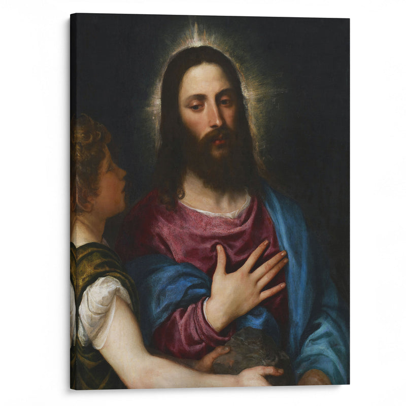 The Temptation of Christ (c. 1516-25) - Titian - Canvas Print