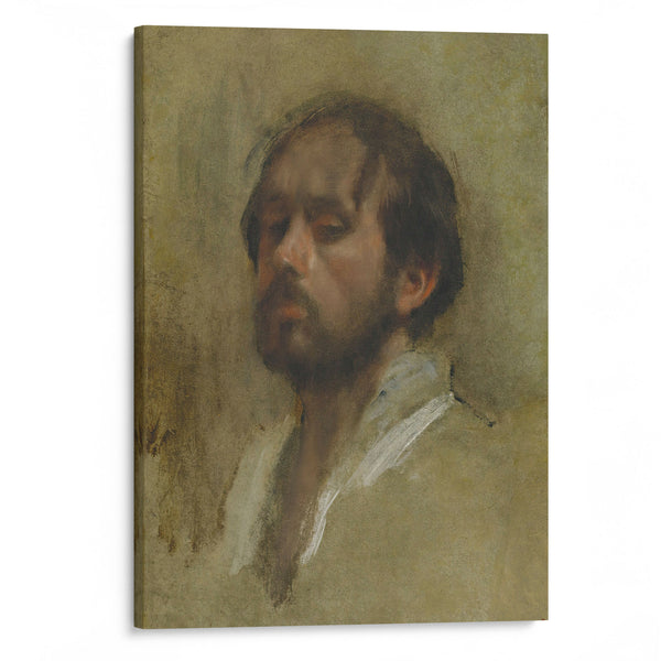 Autoportrait (circa 1862) - Edgar Degas - Canvas Print