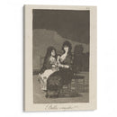 Bellos consejos. (Pretty teachings.) (1796-1797) - Francisco de Goya - Canvas Print
