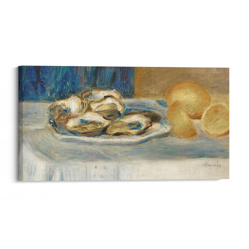 Nature Morte Aux Citrons Et Aux Huïtres (circa 1900) - Pierre-Auguste Renoir - Canvas Print