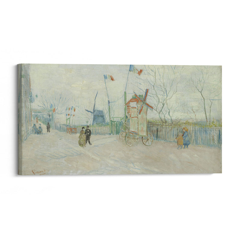 Impasse des Deux Frères (1887) - Vincent van Gogh - Canvas Print