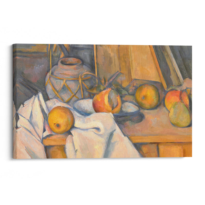 Fruits et pot de gingembre (1890-1893) - Paul Cézanne - Canvas Print