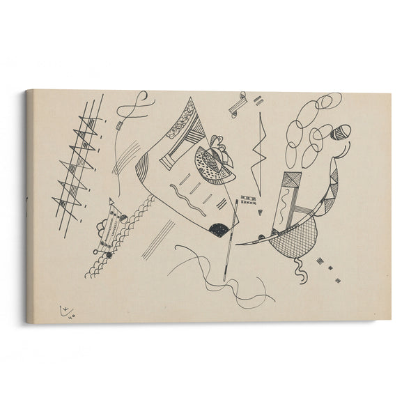 Ohne Titel (1940) - Wassily Kandinsky - Canvas Print