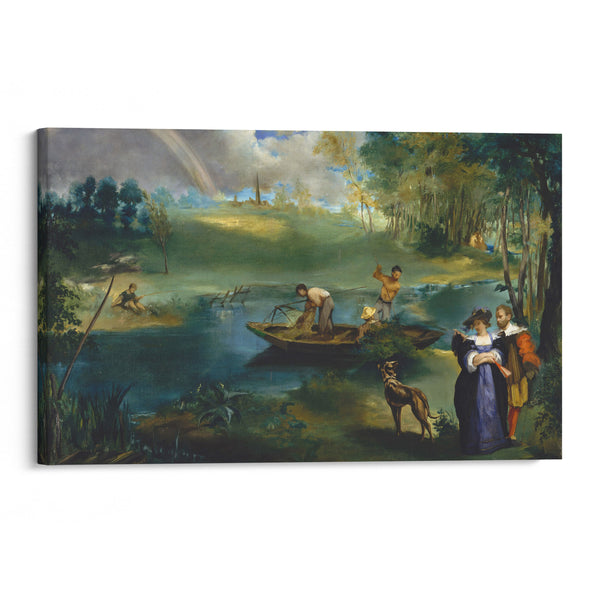 Fishing (ca. 1862–63) - Édouard Manet - Canvas Print