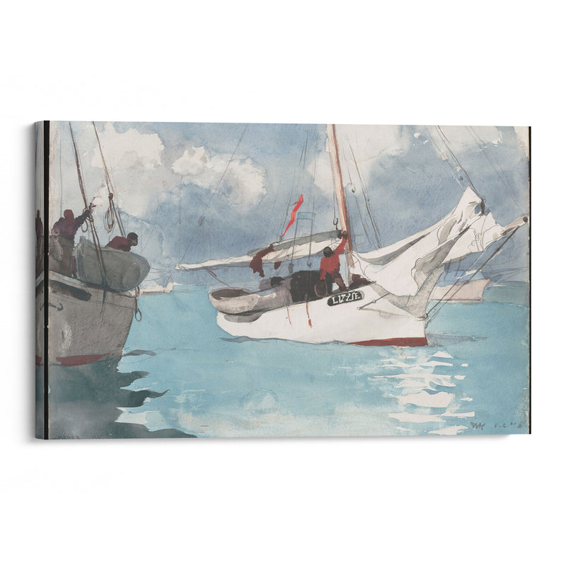 Fishing Boats, Key West (1903) - Winslow Homer - Canvas Print