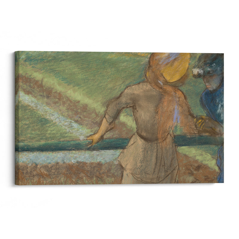 Deux femmes causant (circa 1882-1885) - Edgar Degas - Canvas Print