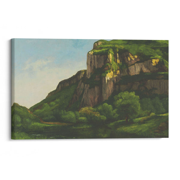 Rocks at Mouthier - Gustave Courbet - Canvas Print