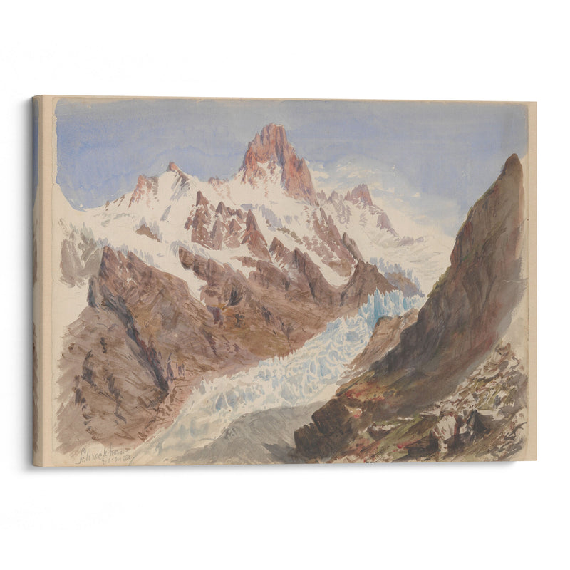 Schreckhorn, Eismeer (1870) - John Singer Sargent - Canvas Print