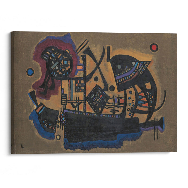 Geflecht (Woven) (1927) - Wassily Kandinsky - Canvas Print