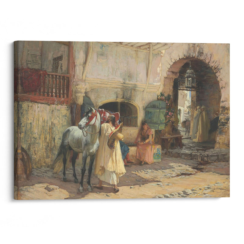 Off for a Ride, Constantine, Algeria - Frederick Arthur Bridgman - Canvas Print