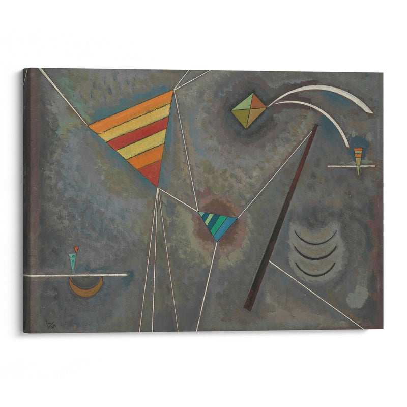 Weissgebunden (1929) - Wassily Kandinsky - Canvas Print