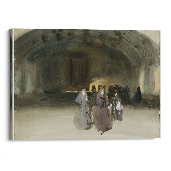 Women Approaching (1890s) - John Singer Sargent - Canvas Print