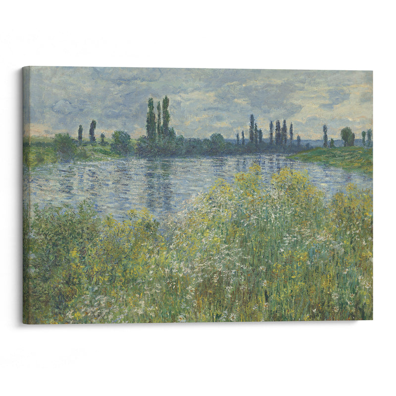 Banks of the Seine,Vétheuil (1880) - Claude Monet - Canvas Print